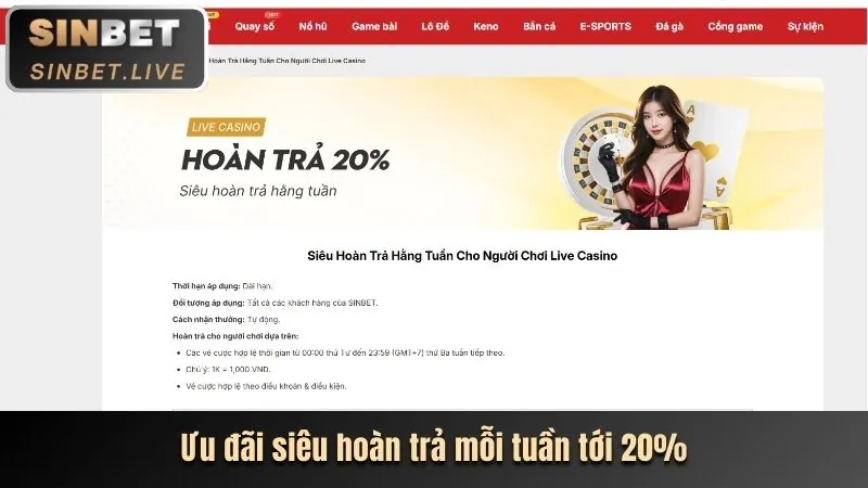 Chứng nhận uy tín của Sinbet